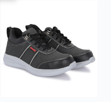Kavacha Steel Toe Safety Shoe s136 with Mesh Leather Upper and Airmix Sole(size-9) 2