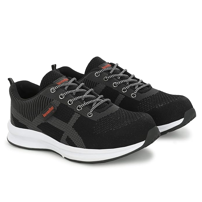 Kavacha Steel Toe Safety Shoe S214 (S214) with Knitted Upper and Foam Comfort & Phylon TPR Sole(Size-6) 2