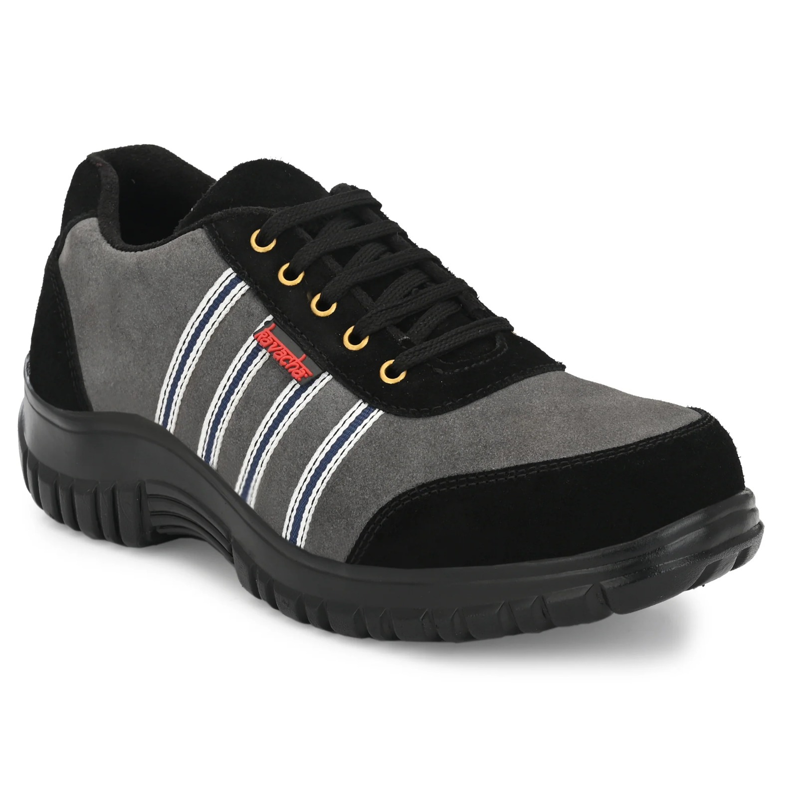 Kavacha Steel Toe , Nubuck Leather Safety Shoe, Air mix sole, sweat absorption (S75) (SIZE 6) 2