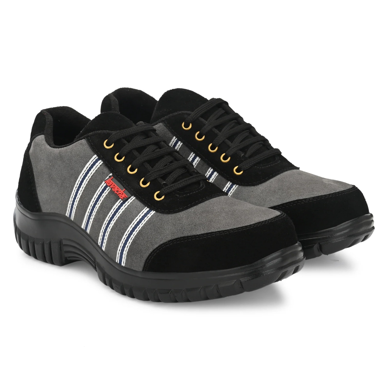 Kavacha Steel Toe , Nubuck Leather Safety Shoe, Air mix sole, sweat absorption (S75) (SIZE 11) 2