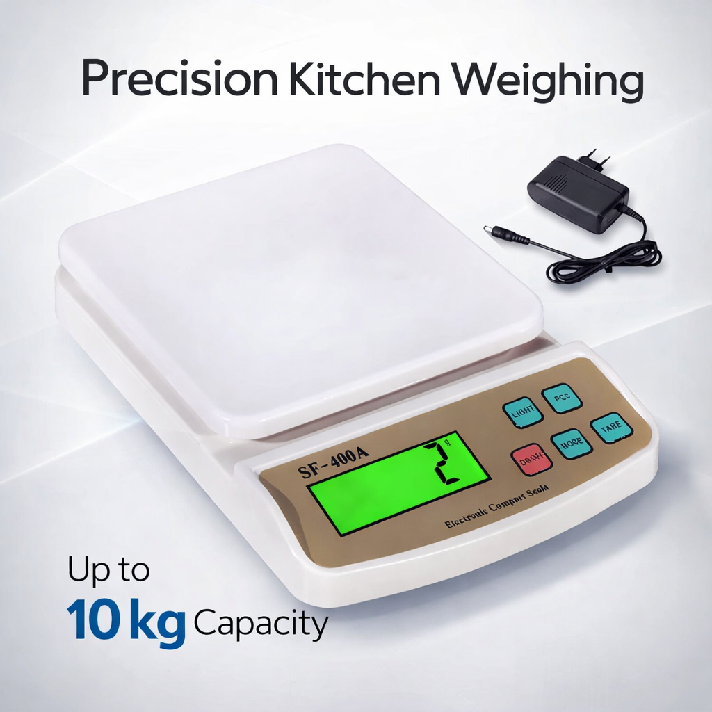 MCP SF-400A Kitchen Weighing Scale 10 kg capacity, ABS body(MCP Kitchen Weighing Scale SF-400A) 2