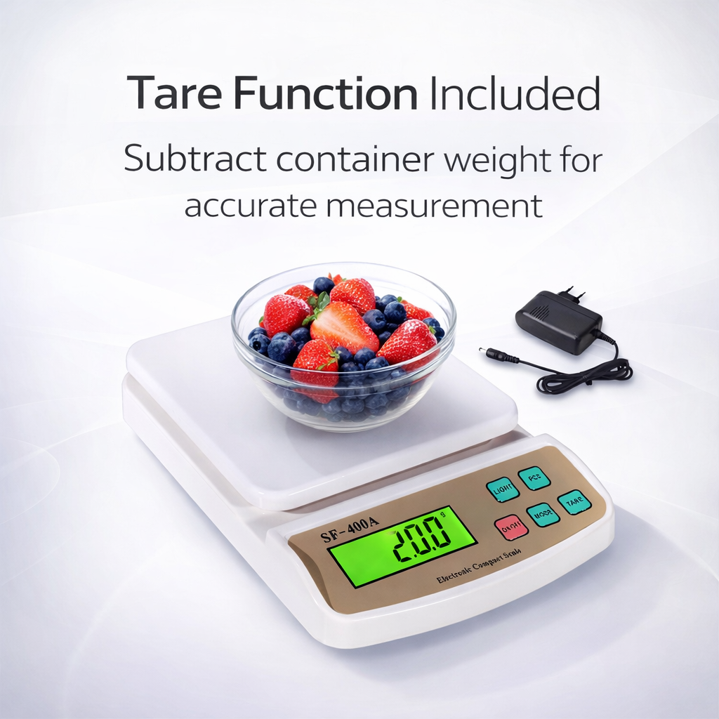 MCP SF-400A Kitchen Weighing Scale 10 kg capacity, ABS body(MCP Kitchen Weighing Scale SF-400A) 4