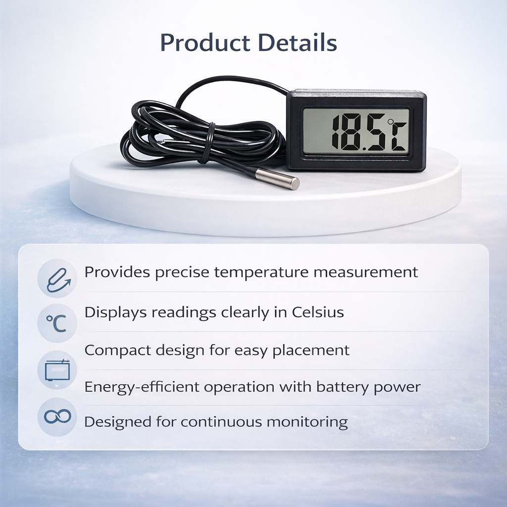 AptechDeals Mini LCD TPM-14 digital thermometer 5