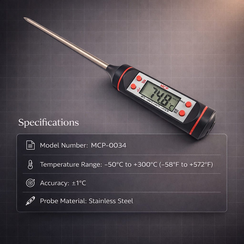 MCP Digital Food Meat Thermometer ( MCP-0034) 5