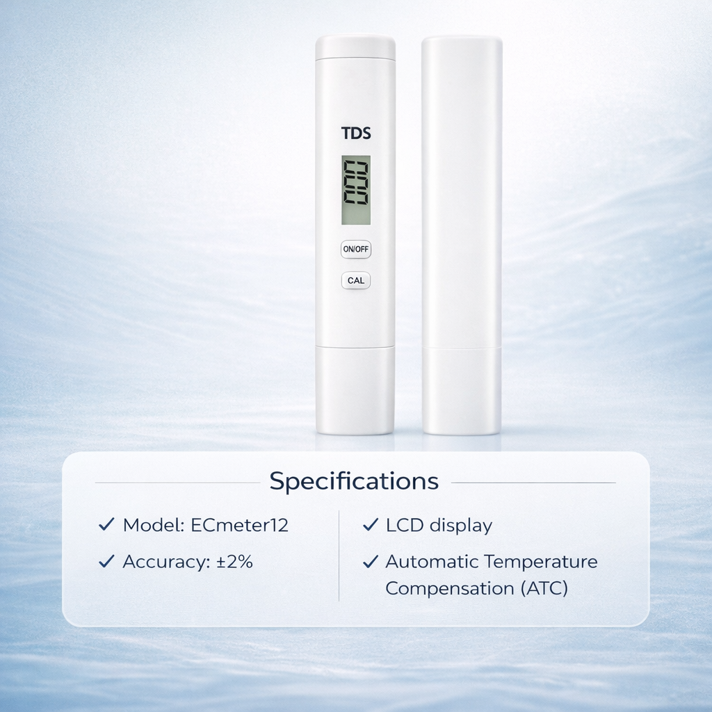 PAXMAX TDS Meter With Display For Testing Water Purity.(ECmeter12) 3