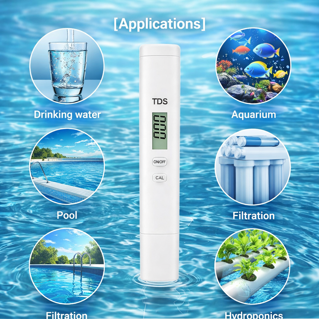 PAXMAX TDS Meter With Display For Testing Water Purity.(ECmeter12) 5