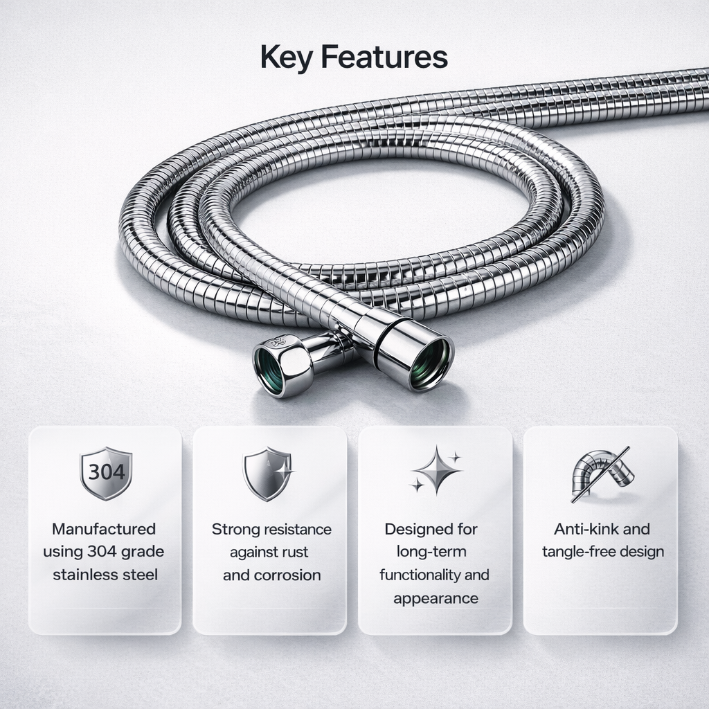 Dikshaware 304 Grade Stainless Steel Flexible Heal(Stainless Steel Flexible ) 3