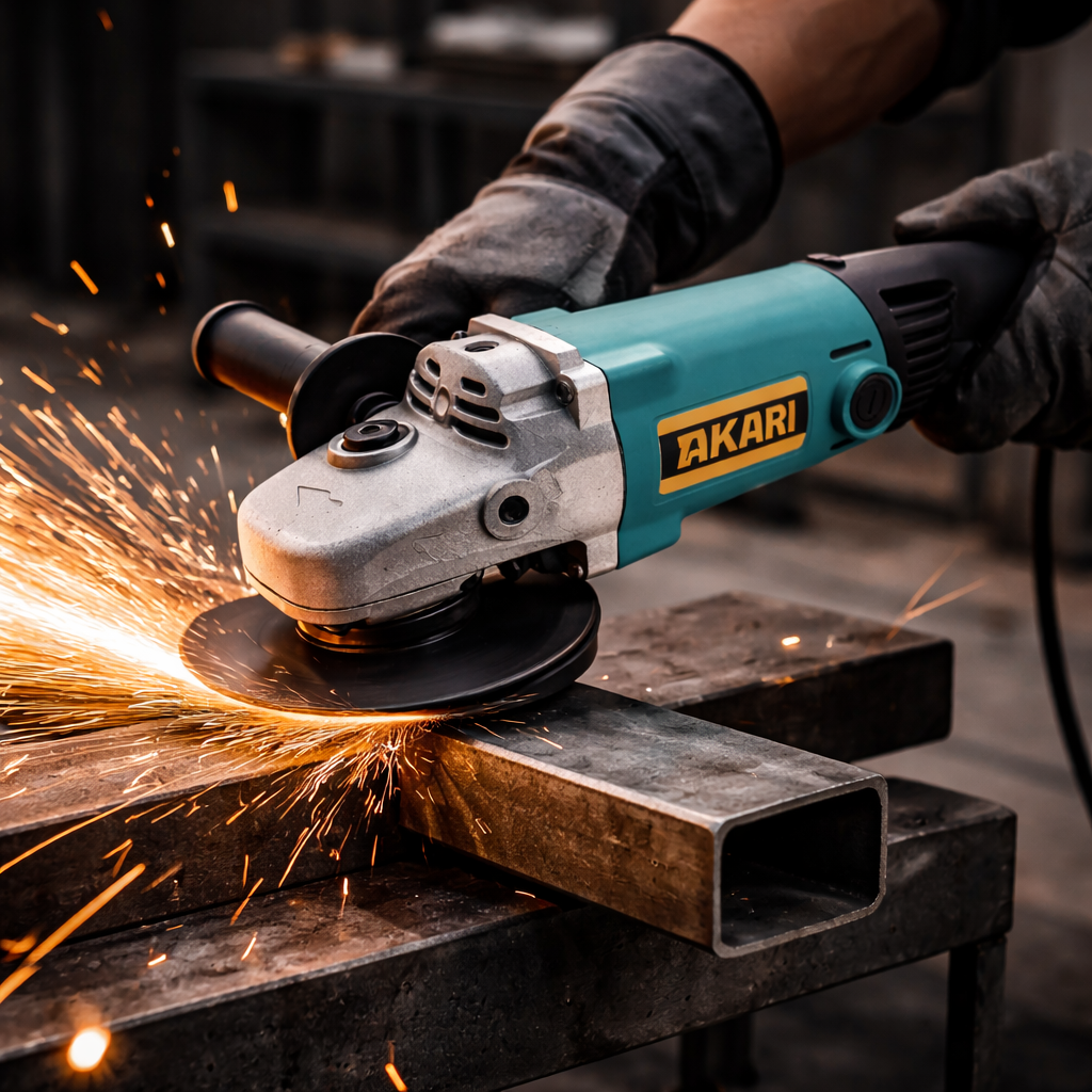 Akari Angle Grinder Machine 5-inch (125 mm )(APT-AG-125) 5