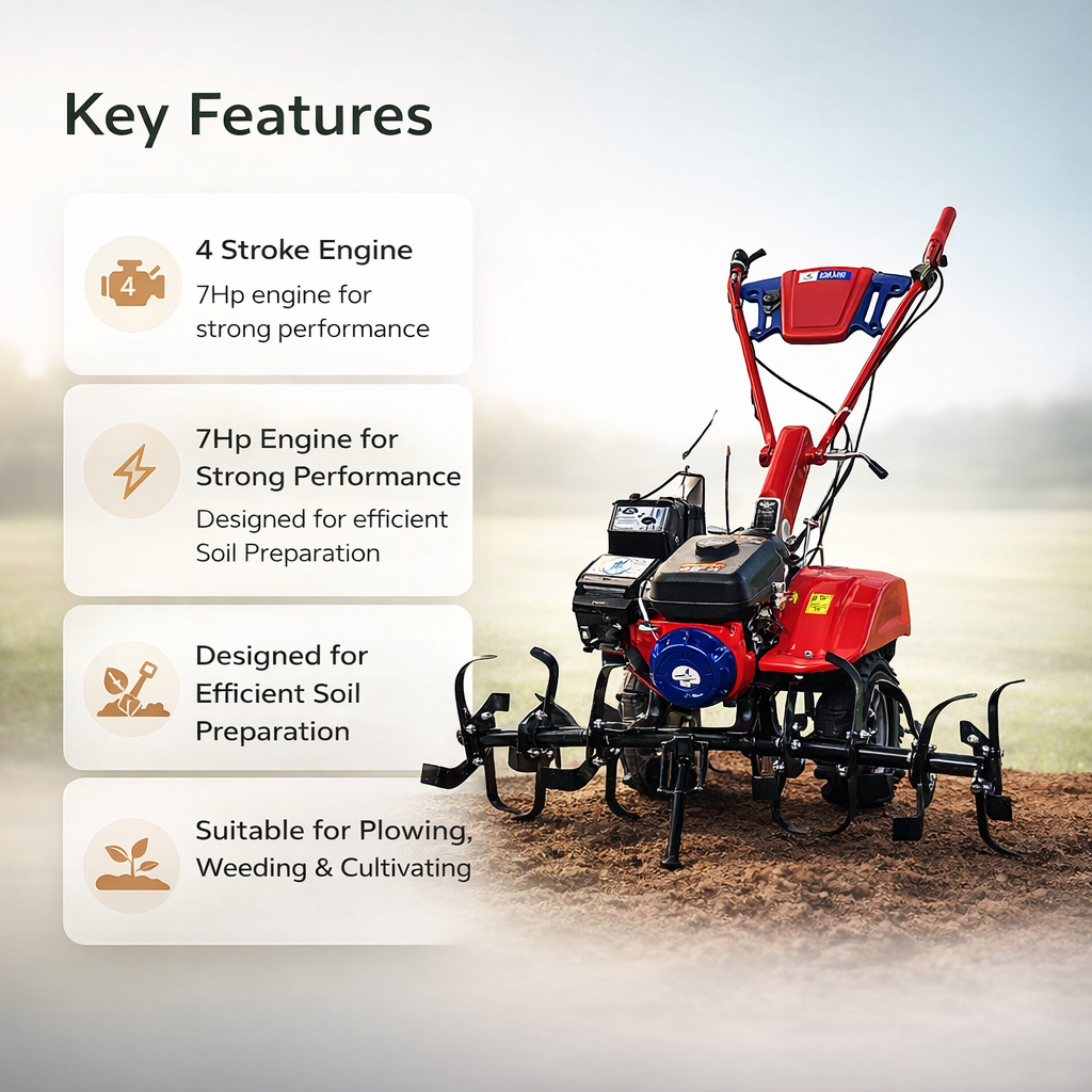 Greenleaf 7HP 4 Stroke Power Tiller (7HP 4 Stroke) 3
