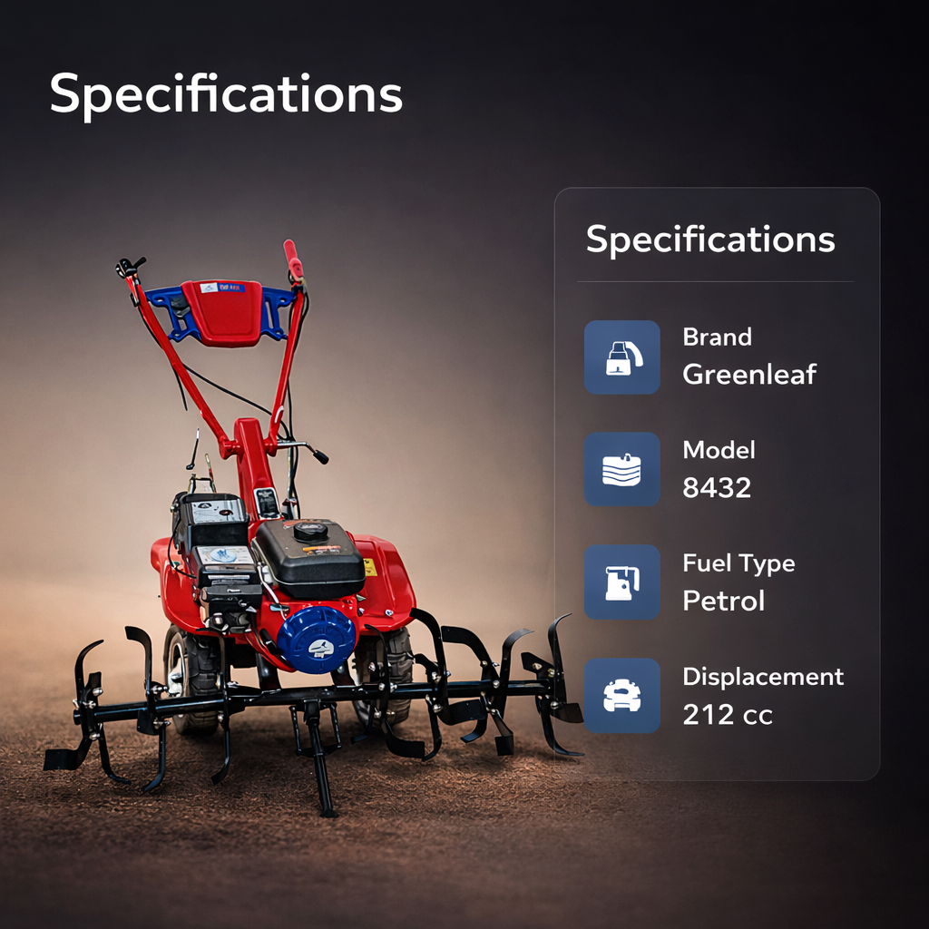 Greenleaf 7HP 4 Stroke Power Tiller (7HP 4 Stroke) 4
