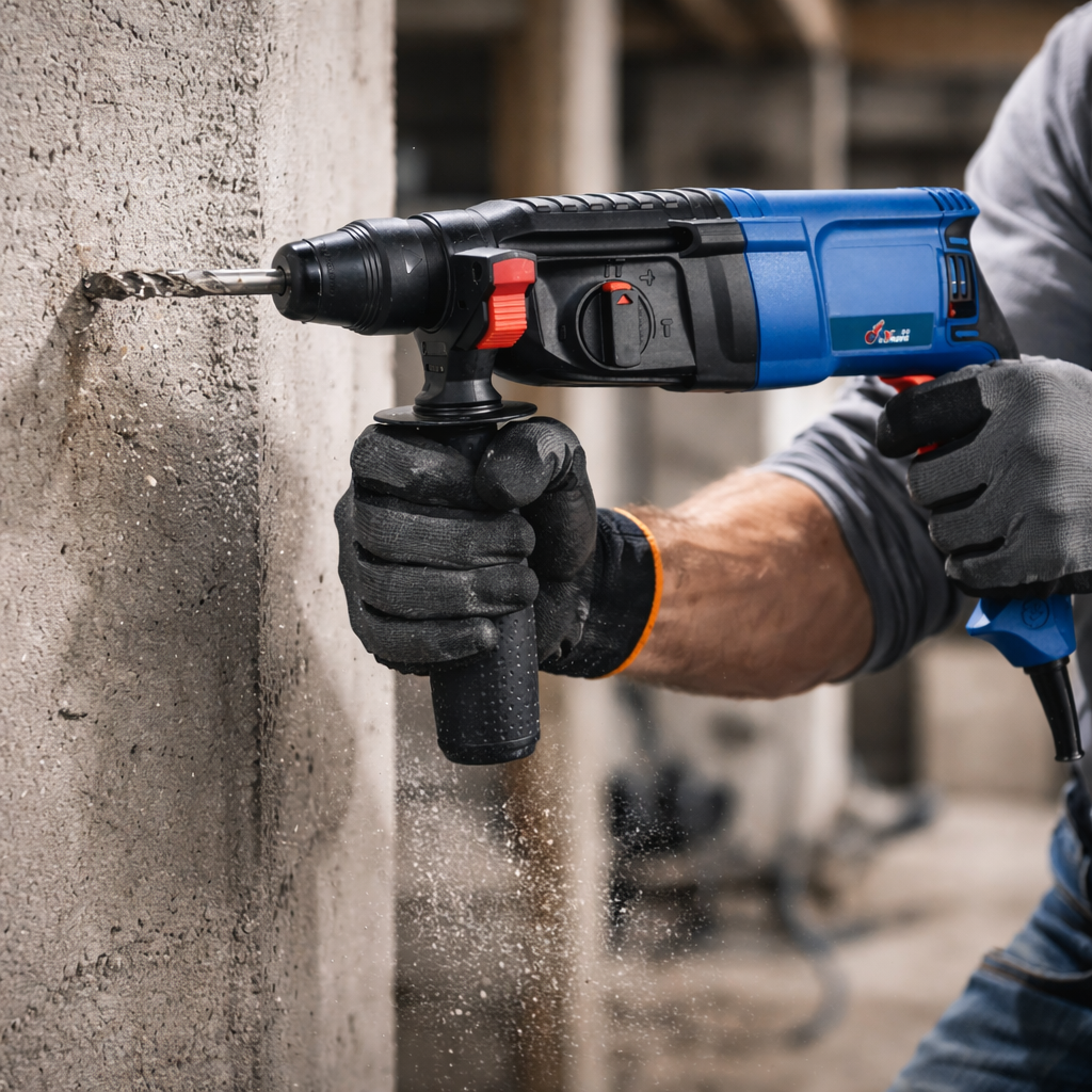 Yking 650W 26mm Hammer Drill Machine with 2 Months Warranty (3326 B) 5