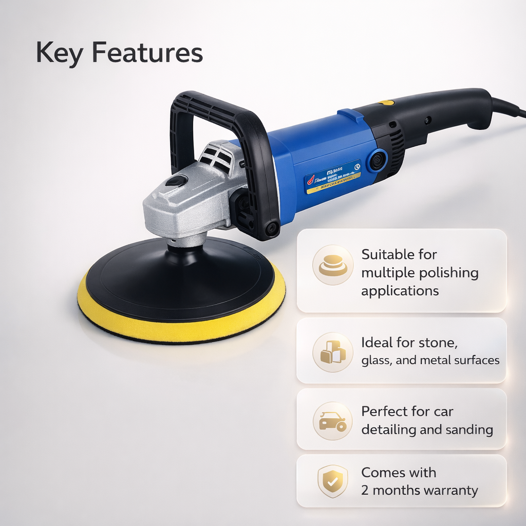 Yking 1200W 180mm Electric Polisher with 2 Months Warranty (2418 B) 3