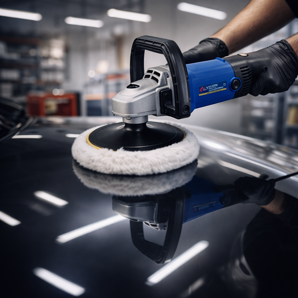 Yking 1200W 180mm Electric Polisher with 2 Months Warranty (2418 B) 5