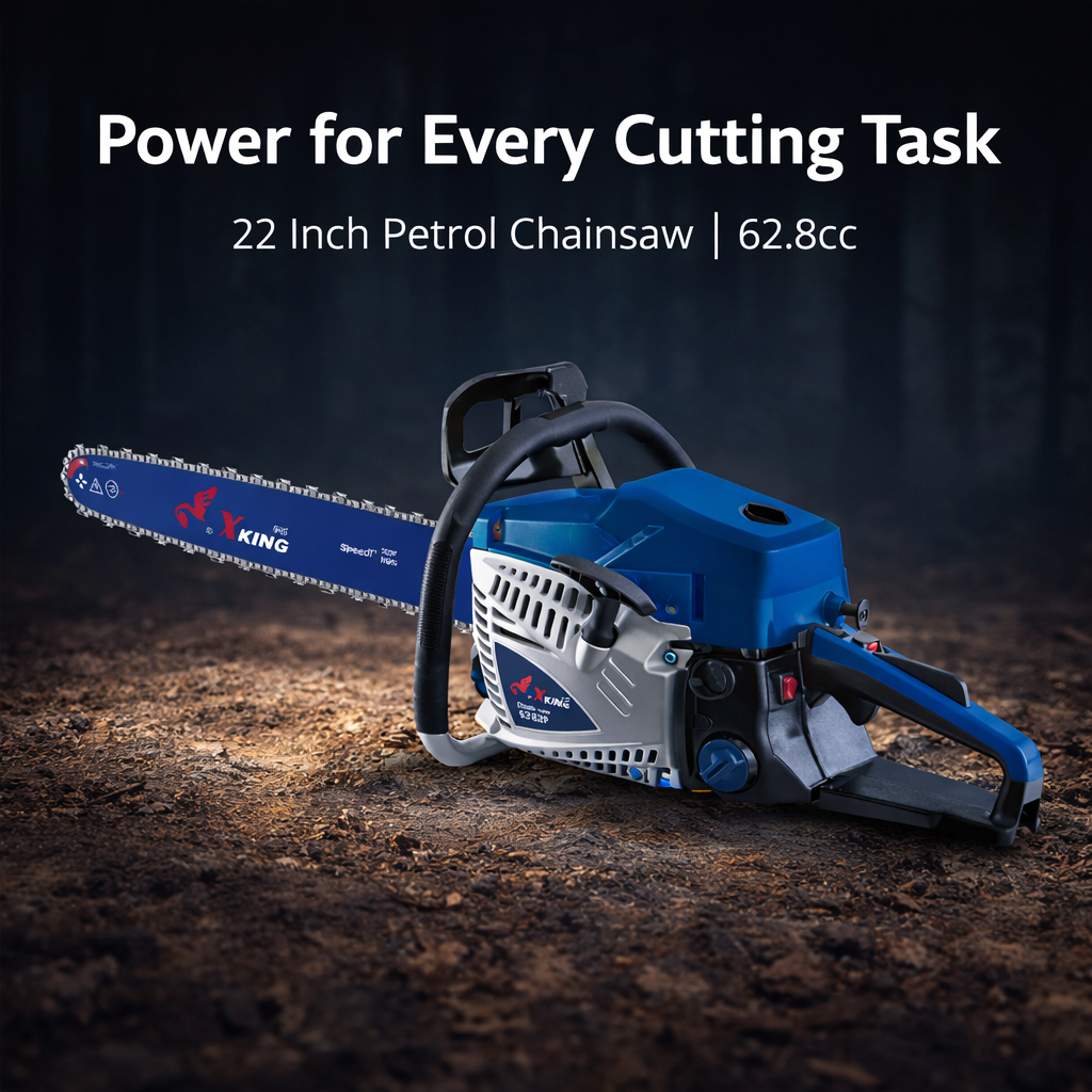 Yking 6282-P 22 inch, 62.8CC Gasoline Chain Saw | for gardening and landscaping 2