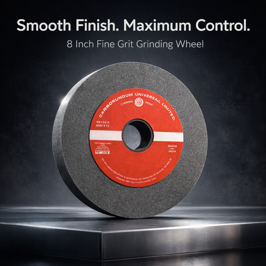 H9 CUMI 8 Inch Bench Grinding Wheel - /Carborundum 200.00 X 25.00 X 31.75 | Thick 25MM(1") (Cumi-CGC100-200x25x31.75-1pc) 2