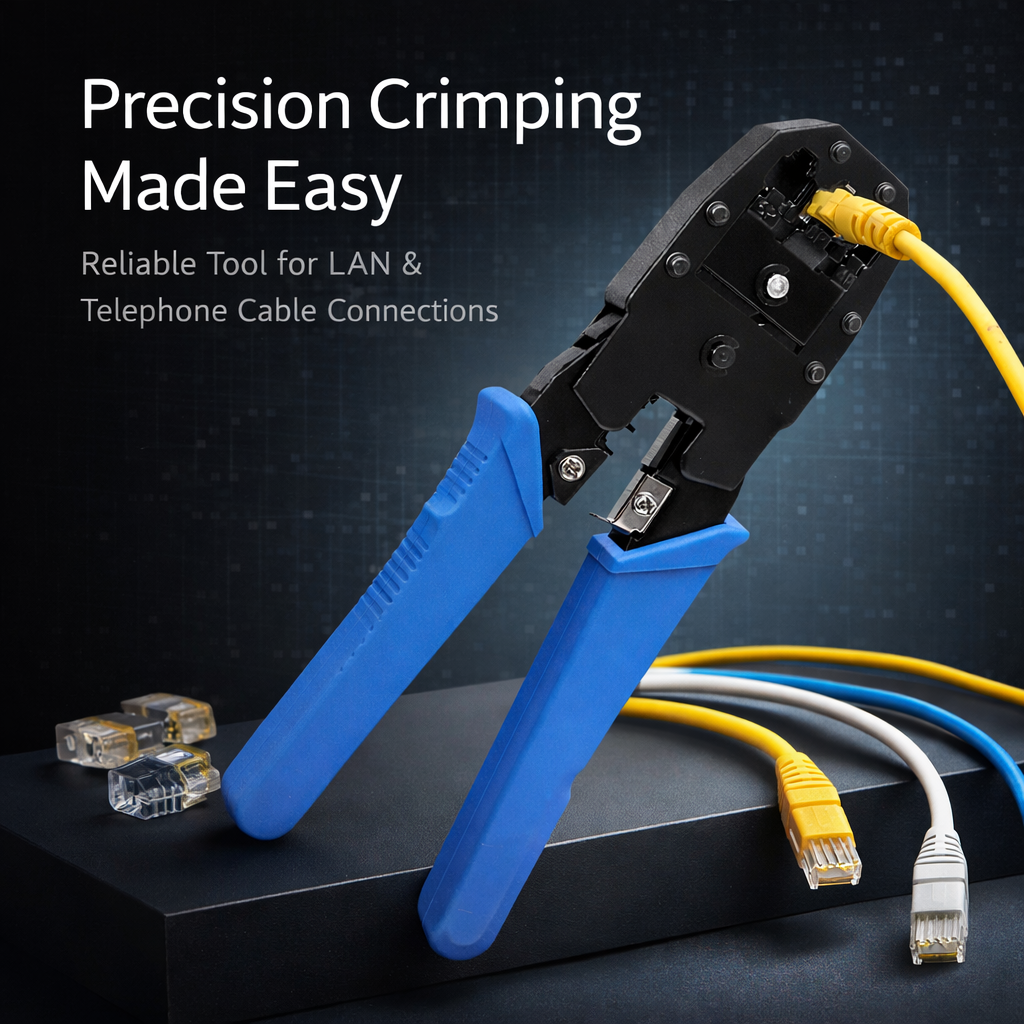 Hukums Multifunctional Modular Plug Crimping Tools For LAN Network/Telephone Cable 2