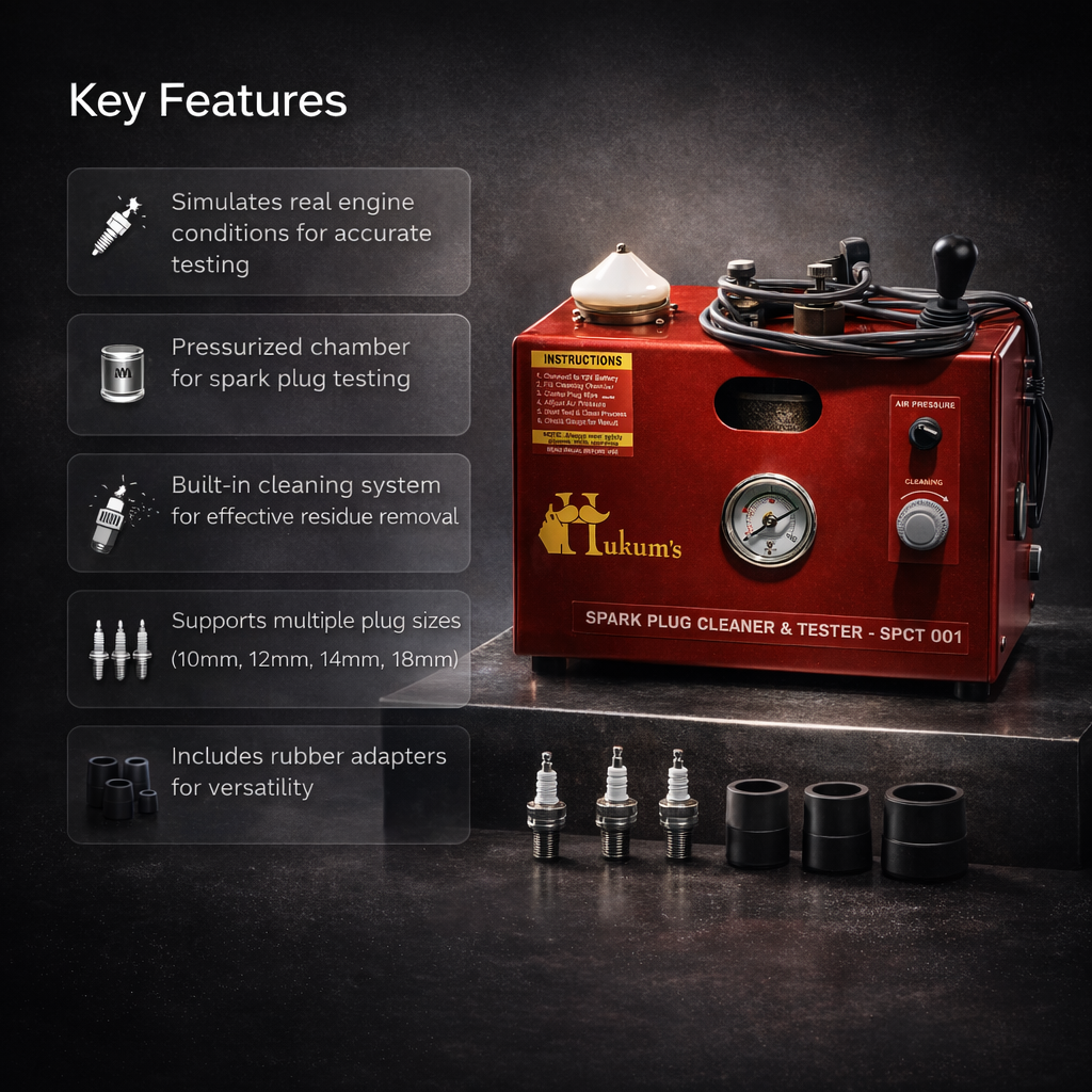 Hukums Heavy Duty Spark Plug Cleaner & Tester 3