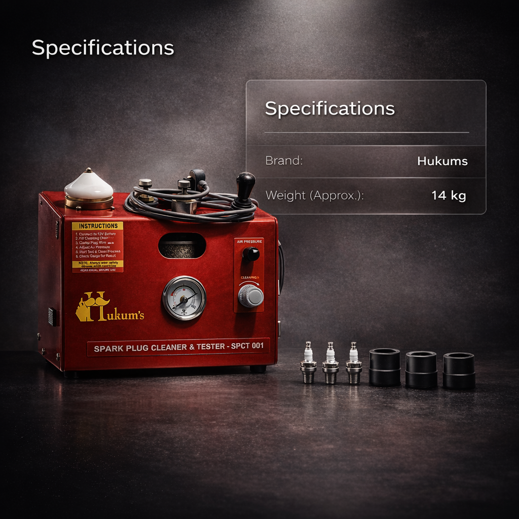 Hukums Heavy Duty Spark Plug Cleaner & Tester 4