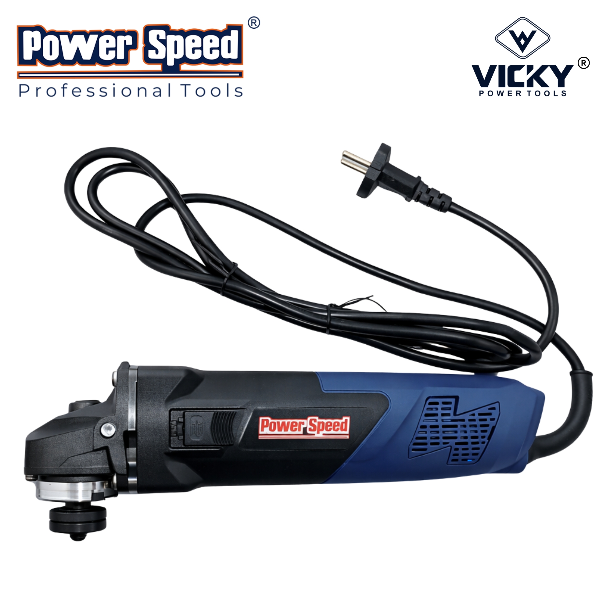 PowerSpeed PSG0905 Angle Grinder, 850W Heavy Duty Motor, 100mm Disc, 11,000 RPM, Slim Body Design, Spindle Lock, Double Insulated(PSG0905) 4