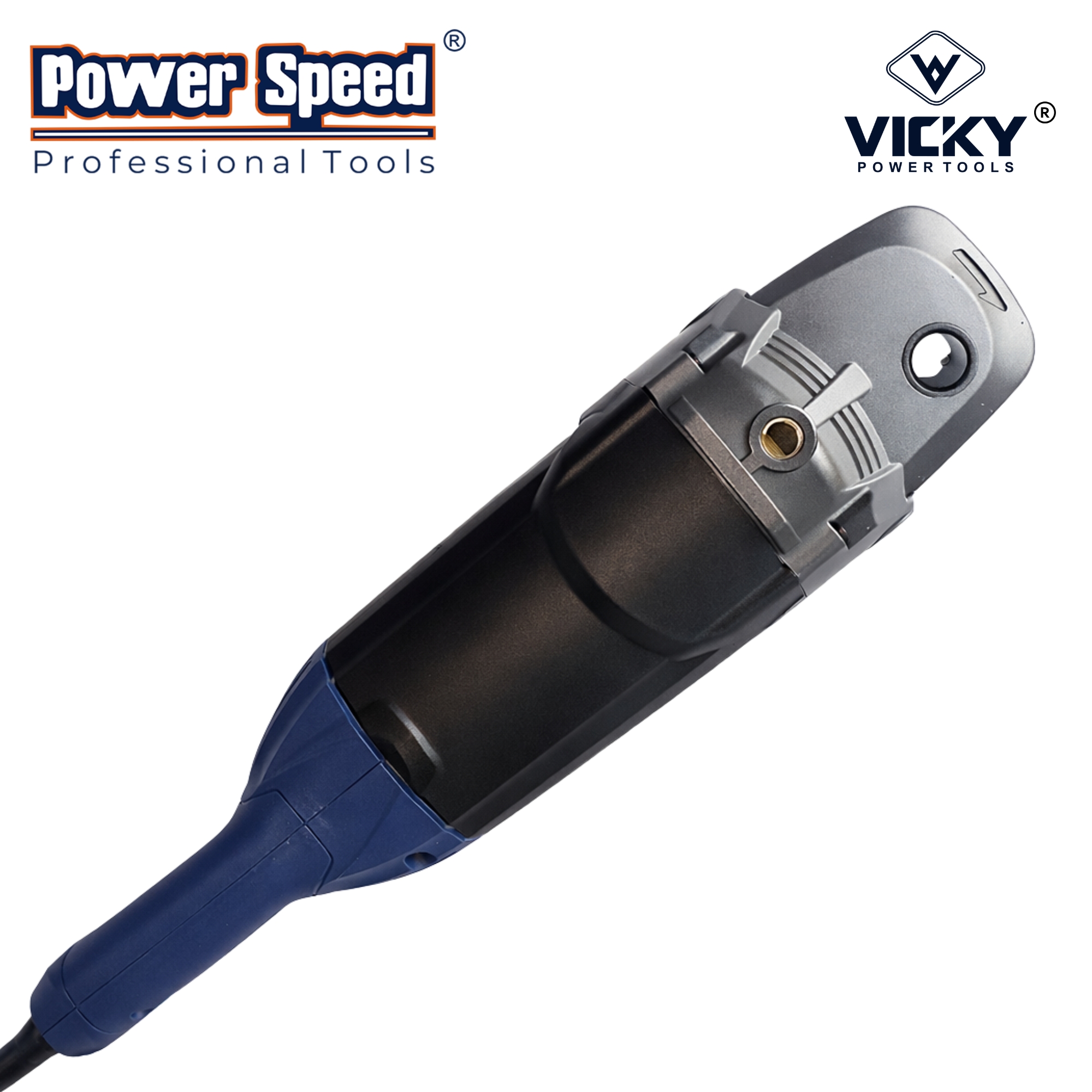 PowerSpeed PSG2740 Angle Grinder, 2400W Heavy Duty Motor, 180mm Disc, 8,500 RPM, Auto Stop Carbon Brush, Long Life Design, Double Insulated(PSG2740 ) 3