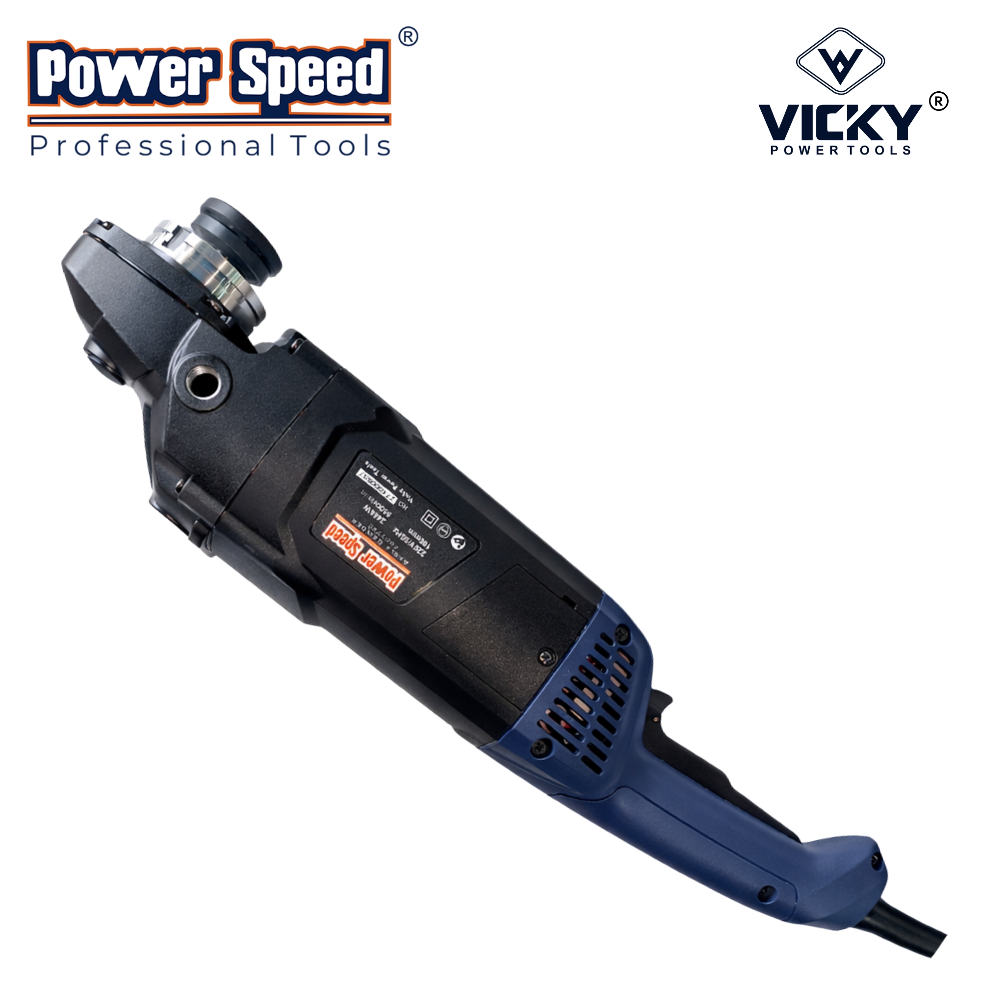 PowerSpeed PSG2740 Angle Grinder, 2400W Heavy Duty Motor, 180mm Disc, 8,500 RPM, Auto Stop Carbon Brush, Long Life Design, Double Insulated(PSG2740 ) 5