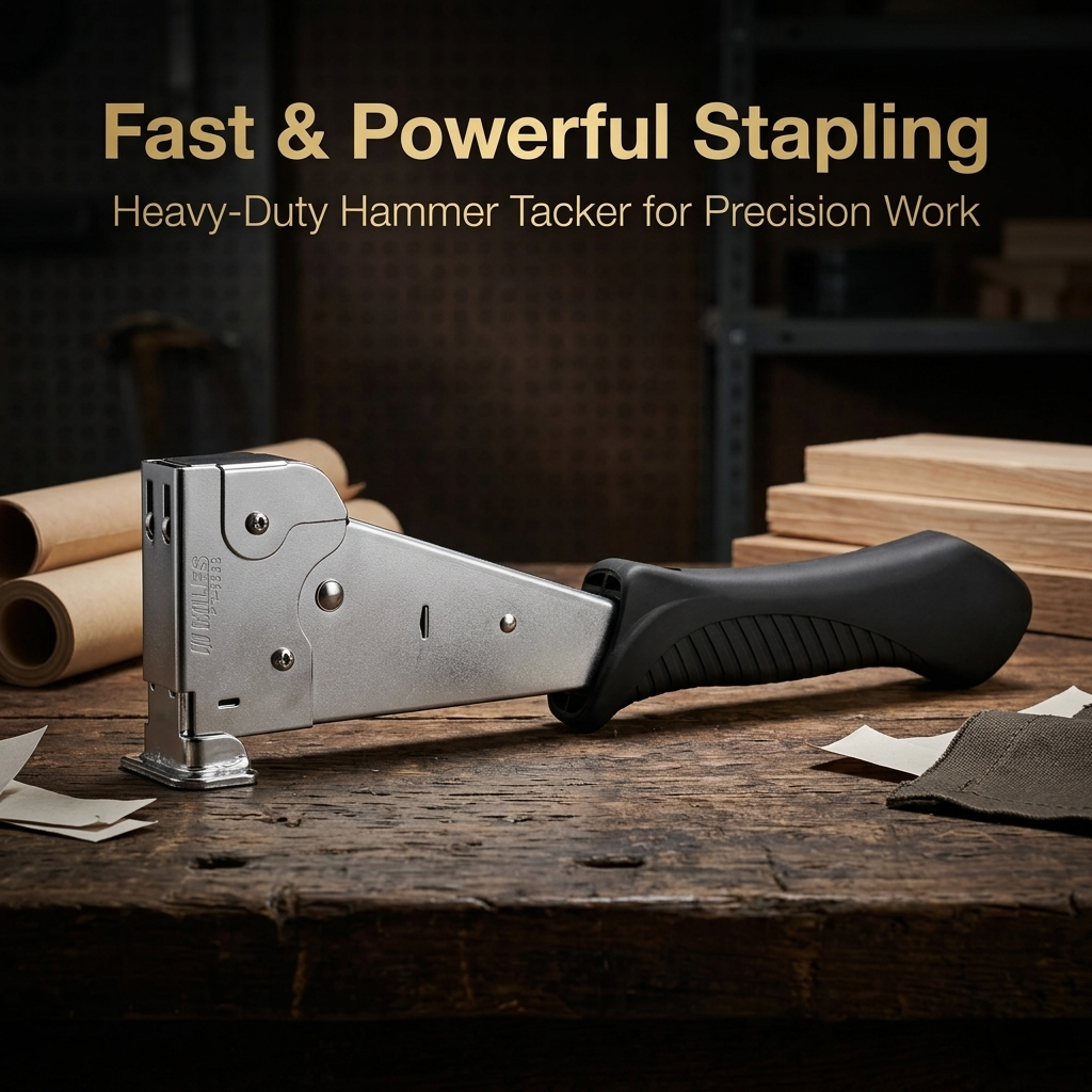 MILES HT-5850 Hammer Tacker | for upholstery, crafting, and office tasks 2