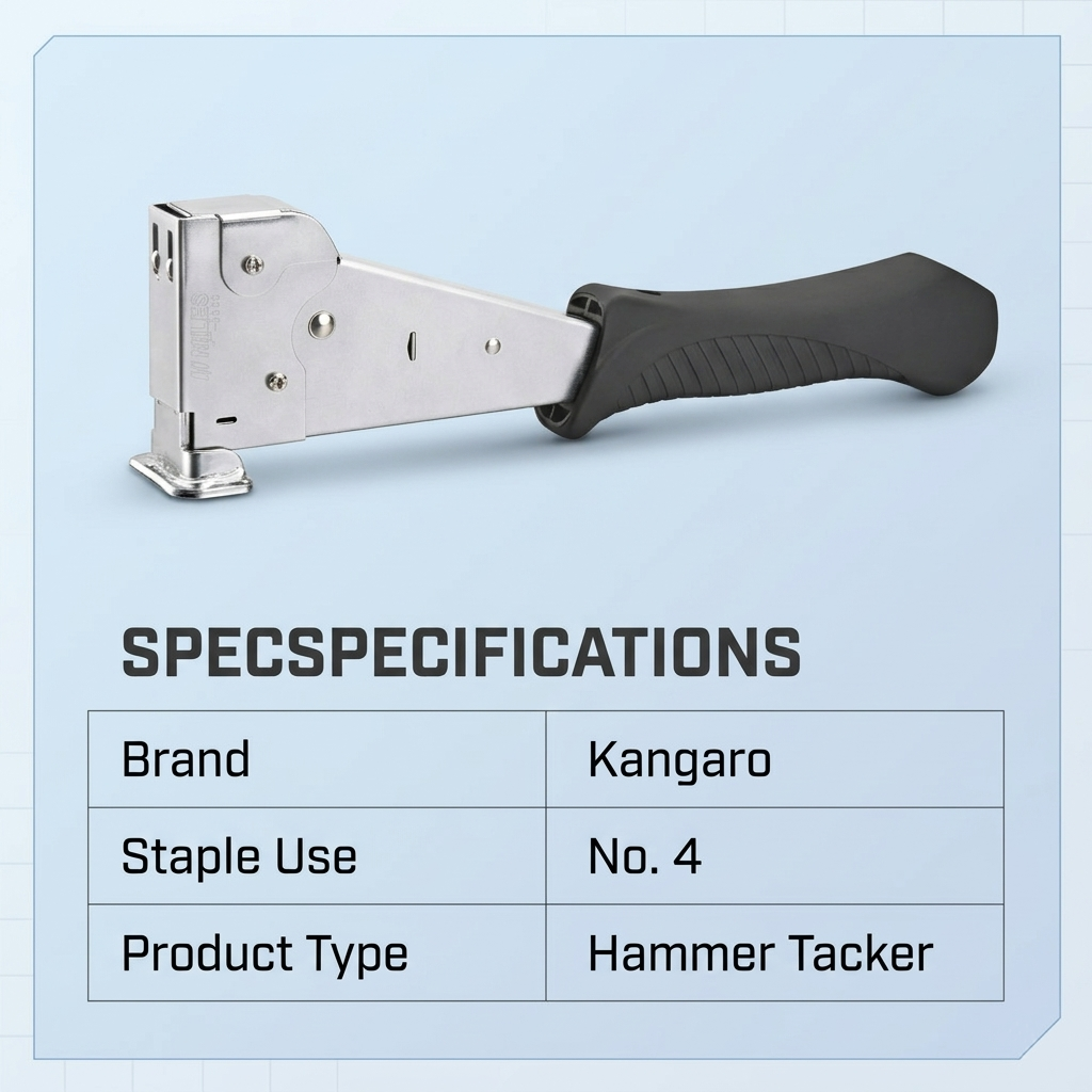 MILES HT-5850 Hammer Tacker | for upholstery, crafting, and office tasks 4