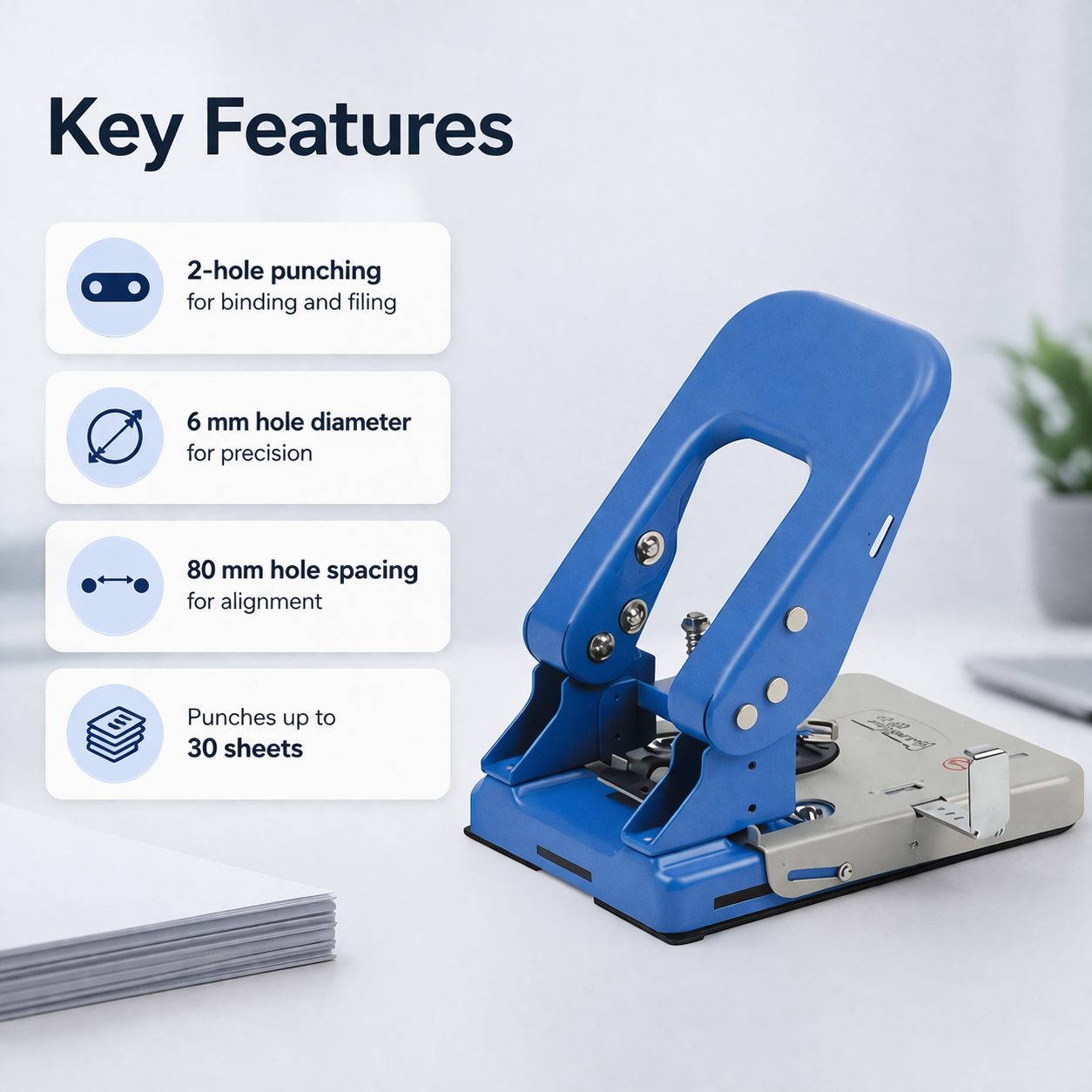 Kangaro BP-01 Binder Punch | for office stationery and document 3