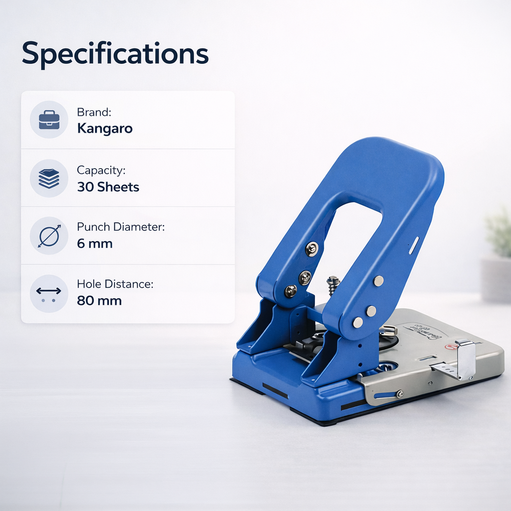 Kangaro BP-01 Binder Punch | for office stationery and document 4