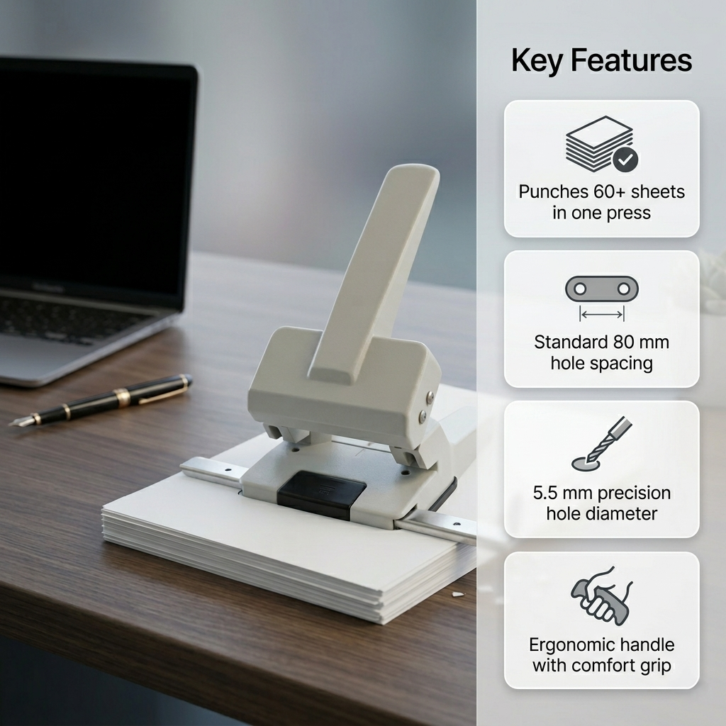 Kangaro DP-800  paper punch| for offices, schools, colleges and print centers 3