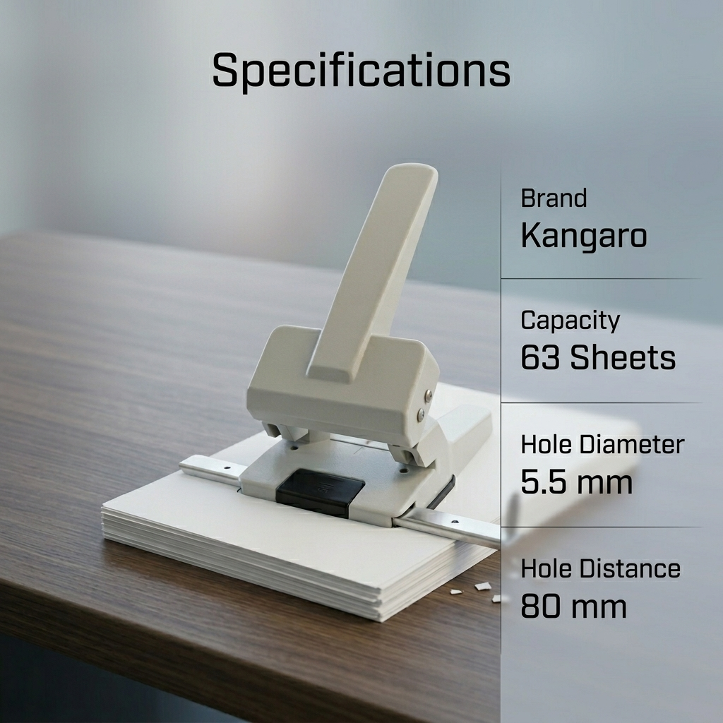 Kangaro DP-800  paper punch| for offices, schools, colleges and print centers 4
