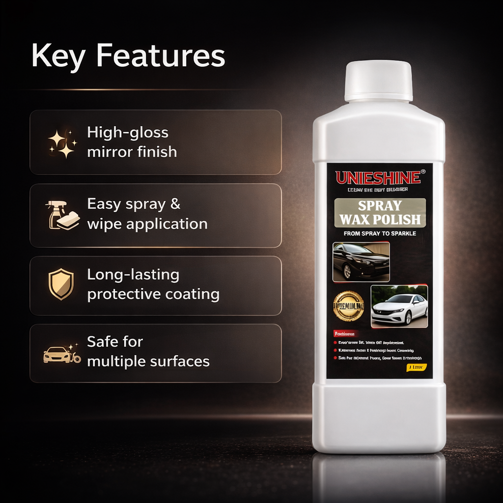 Premium Liquid Wax Polish Spray for Car & Bike (1000ml) | Instant Car Polish Shine Spray (1L SPRAY WAX) 3
