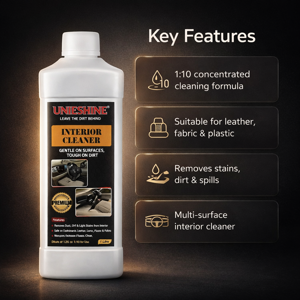 Concentrated Car Interior Cleaner | Upholstery, Leather, Vinyl, Plastic & Carpet,1L Makes Up to 10L(1L INTERIOIR) 3