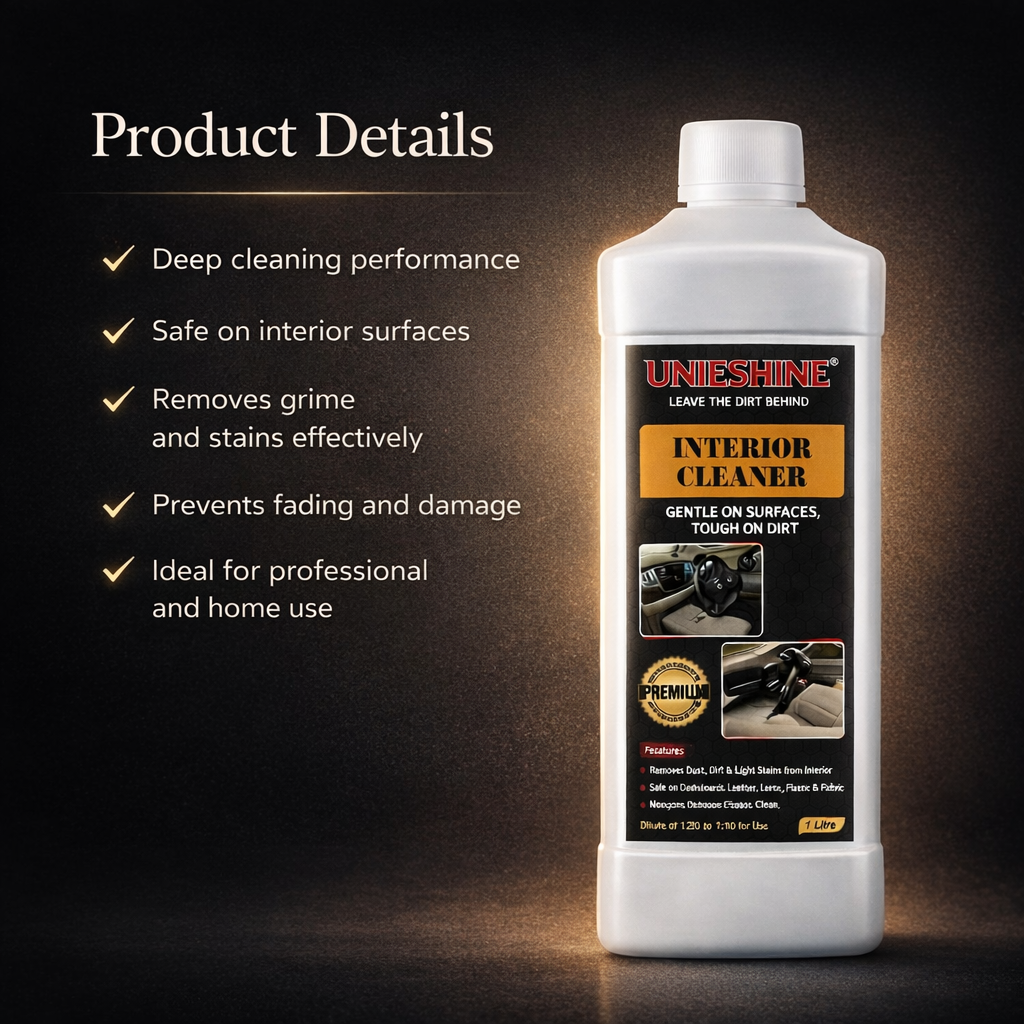 Concentrated Car Interior Cleaner | Upholstery, Leather, Vinyl, Plastic & Carpet,1L Makes Up to 10L(1L INTERIOIR) 5
