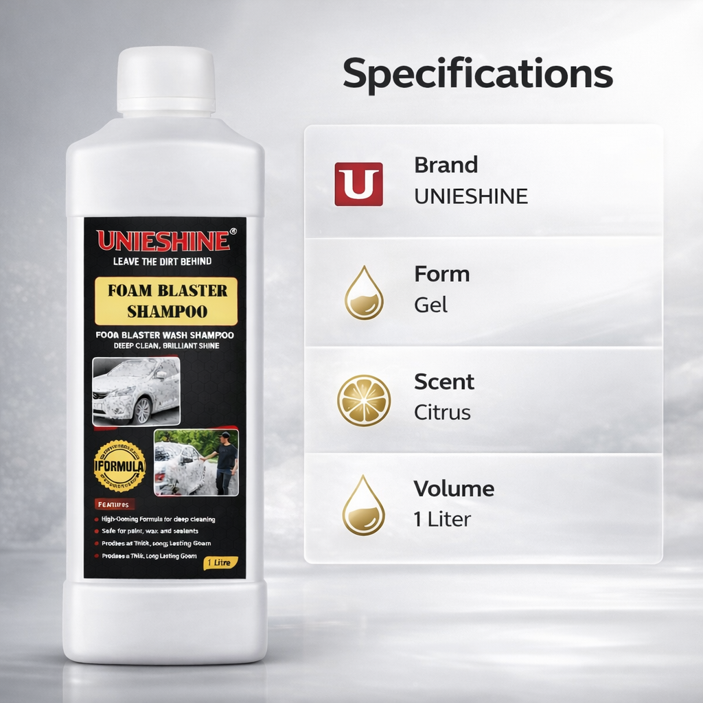 Foam Wash Car Shampoo Concentrate (1L) | pH Neutral | Extreme Suds Snow Foam | Safe for All Paints(1L FOAM SHAMPOO)(pack of 2) 4
