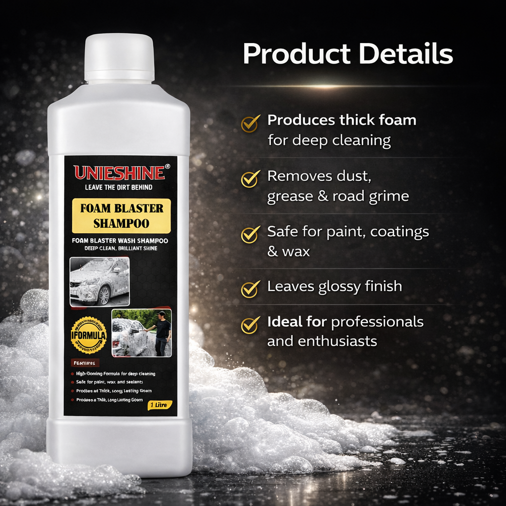 Foam Wash Car Shampoo Concentrate (1L) | pH Neutral | Extreme Suds Snow Foam | Safe for All Paints(1L FOAM SHAMPOO)(pack of 2) 5