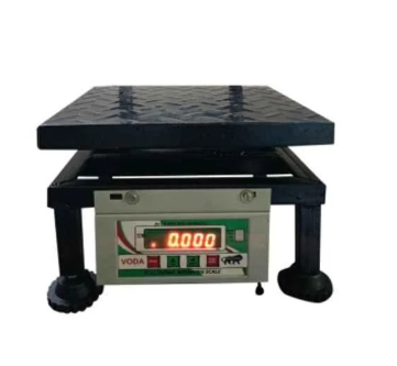 Voda 50kg Mild Steel Bench Type Weighing Scale with 1 Year Warranty, Platform Size: 250x250 mm(50kg Mild Steel Bench ) 2
