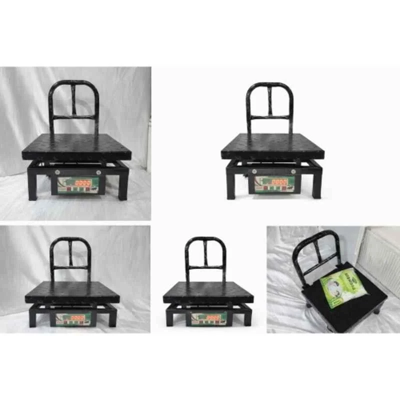 Voda 100kg Mild Steel Bench Type Heavy Duty Weighing Scale with 1 Year Warranty Platform Size: 300x300 mm(Voda 100kg Mild Steel Bench) 3