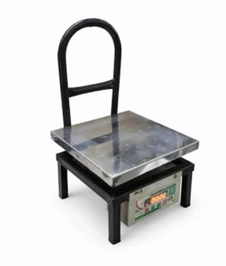 Voda 100kg Stainless Steel Bench Type Weighing Scale with 1 Year Warranty Platform Size: 300x300 mm(Stainless Steel Bench Type) 2
