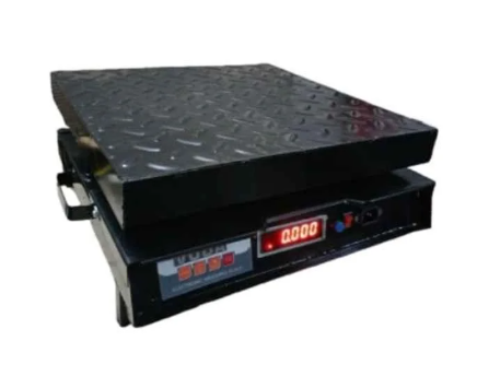 Voda 100kg Mild Steel Black Chicken Type Heavy Duty Weighing Scale with 1 Year Warranty Platform Size: 250x250 mm( Chicken Type Heavy Duty Weighing Scale ) 2