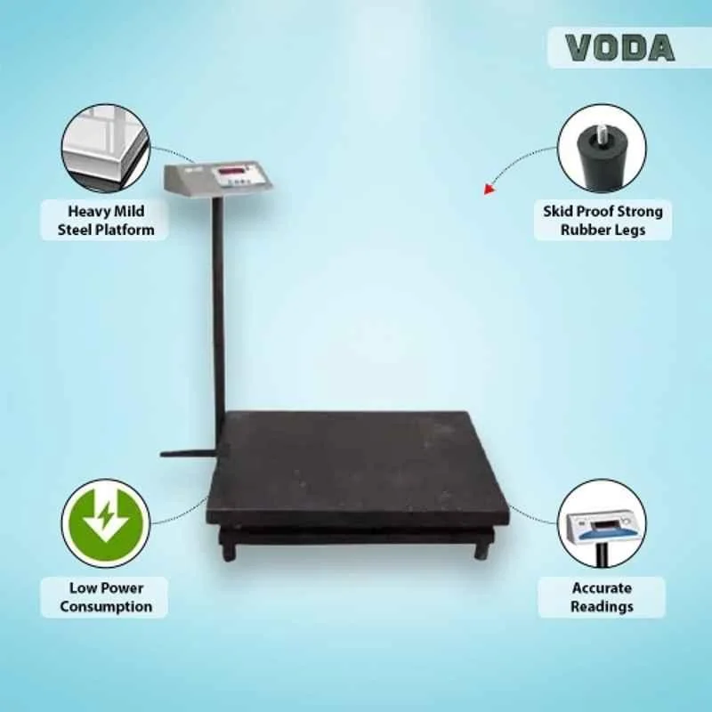 Voda 5000kg Digital Weighing Scale with 1 Year Warranty Platform Size: 1500x1500 mm(Digital Weighing Scale) 2