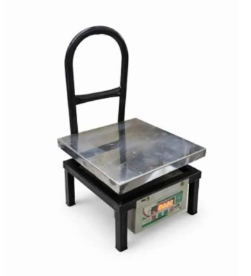 Voda 50kg Stainless Steel Bench Type Weighing Scale with 1 Year Warranty Platform Size: 250x250 mm(50kg Stainless Steel Bench) 2