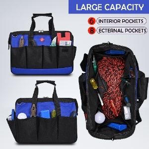 PAHAL Waterproof Nylon Tool Bag 16” Wide Mouth (PITBAG01) 4