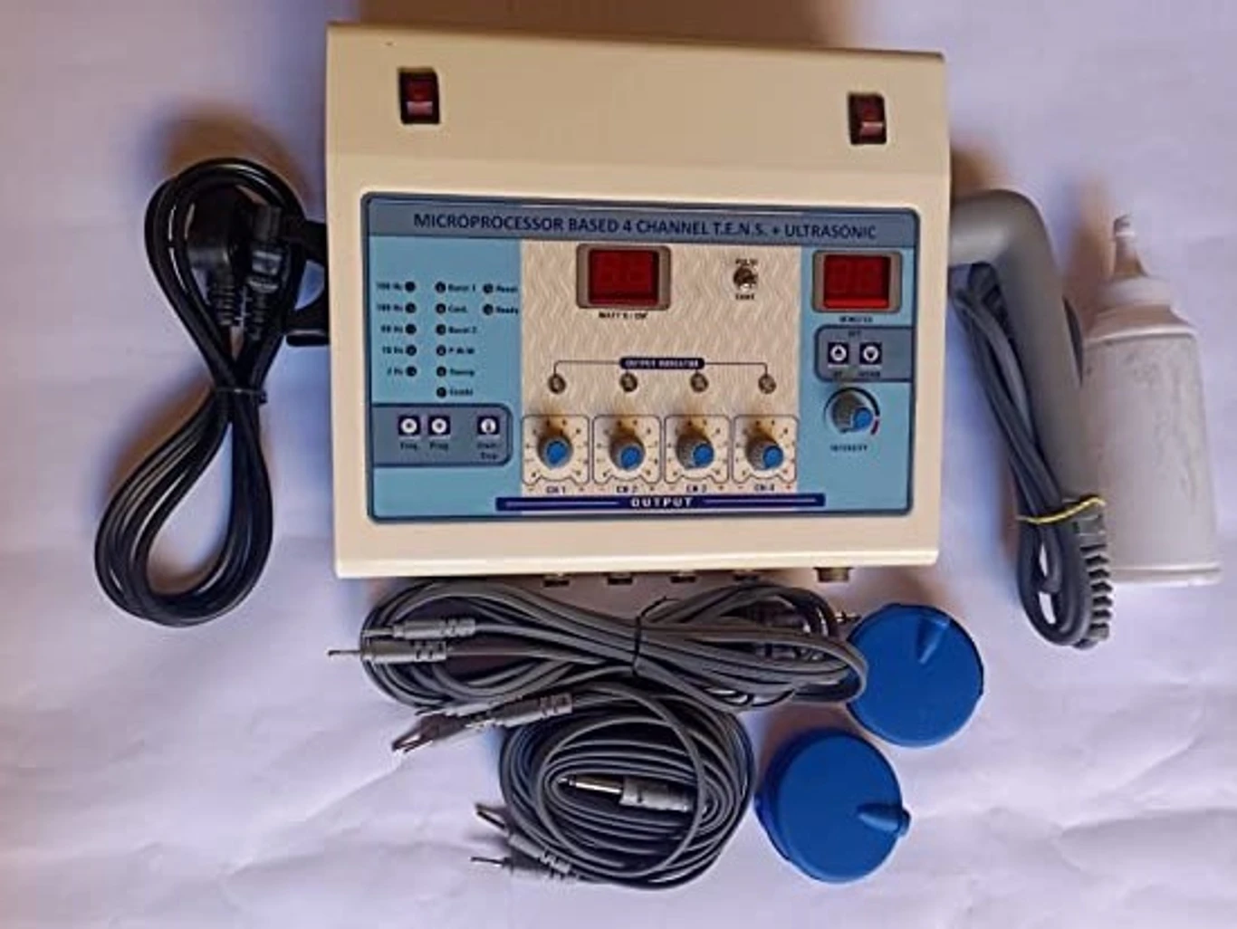 Shivya Healthcare 4 Channel Tens Ultrasonic Machine Tens Electrotherapy Device (Ultrasonic Machine Tens Machine)(4 Channel Tens Ultrasonic Machine) 3