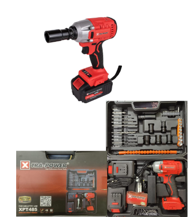 XTRA-POWER Cordless Impact Wrench With Accessories XPT 485 2