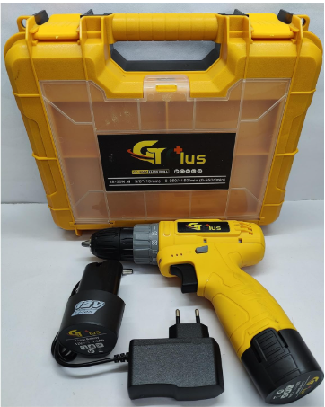 Goldmaxx Cordless Impact drill 12V | drilling machine| Screwdriver Pistol Grip Drill 12V 3