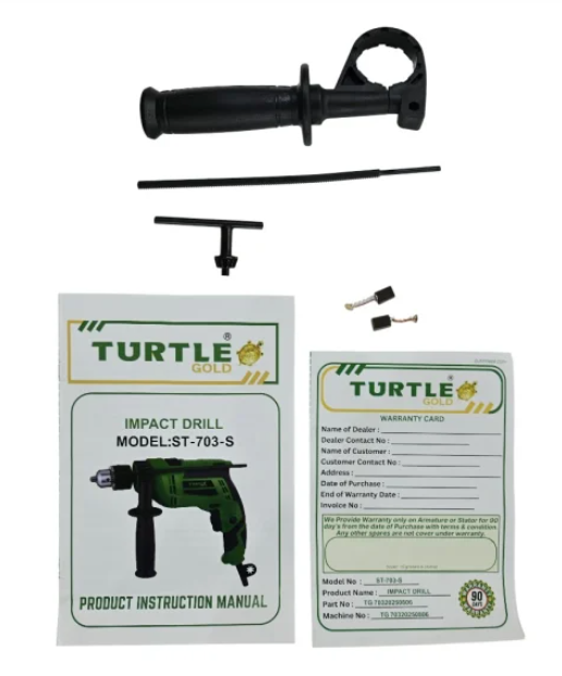 Turtle Gold Impact Drill ST-703S (13 mm, 620W, 0–3300 rpm, R/F – V/S)(ST-703S) 3