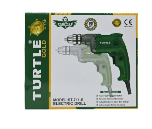 Turtle Gold Electric Drill ST-711S(10 mm, 680W, 0–3,000 rpm, R/F)(ST-711S ) 4