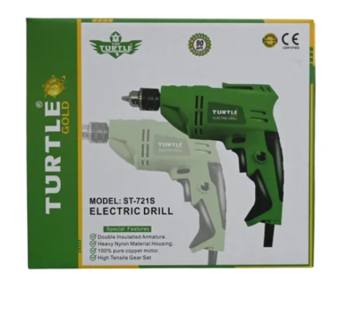 Turtle Gold ST-721S Electric Drill (10 mm, 550W, 0–3,000 rpm, R/F)( ST-721S) 4