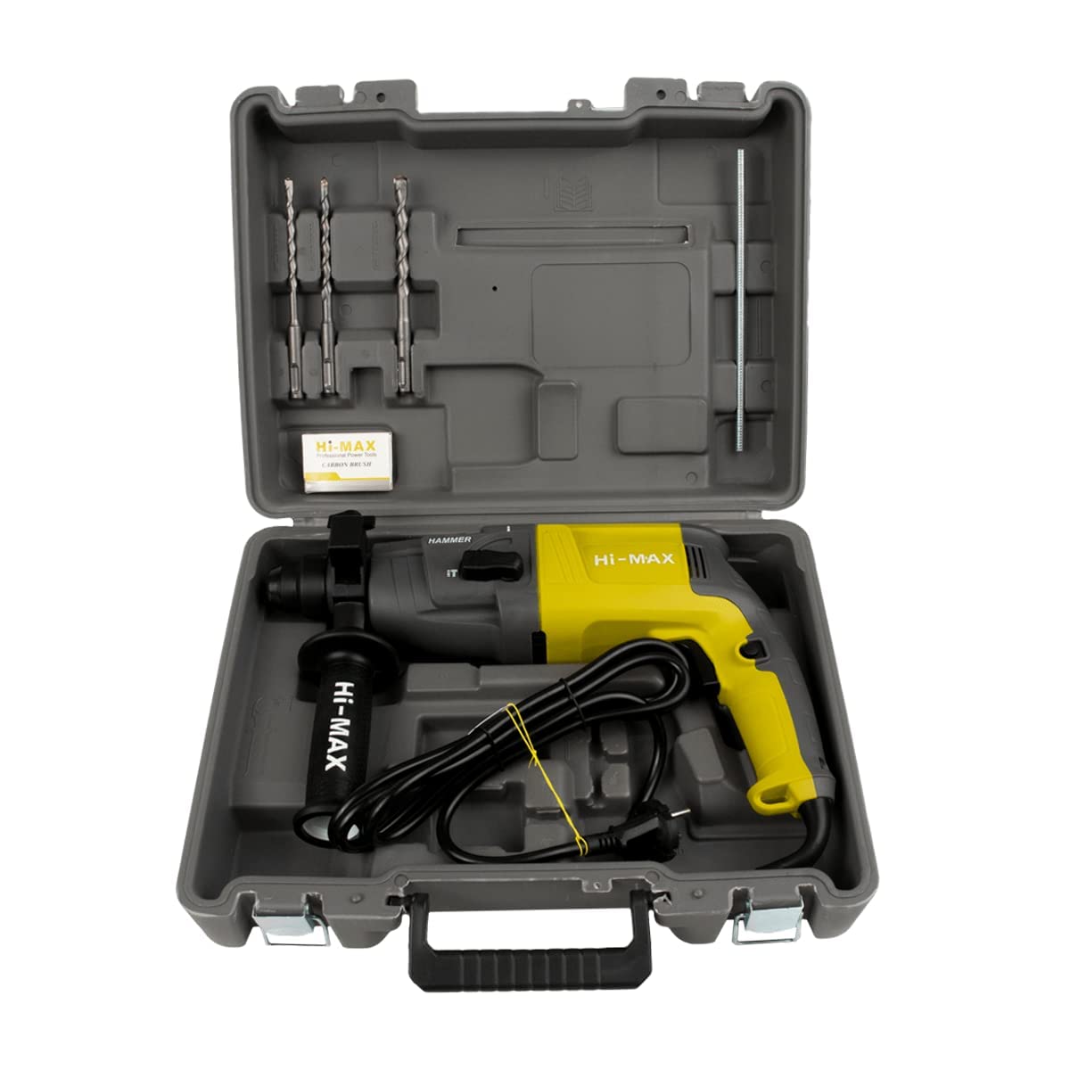 Hi-Max Rotary Hammer, 20 Mm Capacity, Ic-072, 500 Watts, Multicolor 2